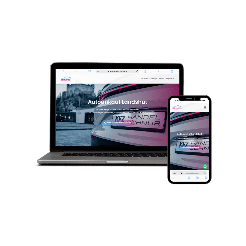 Autoankauf Landshut Website